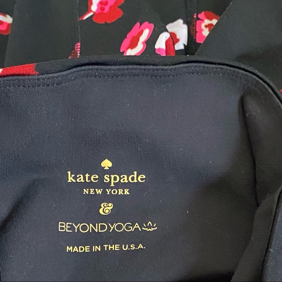 Beyond Yoga x Kate Spade Falling Floral High Waist Bow Detail Leggings - Picture 8 of 11